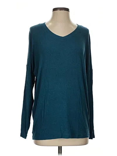 Pre-owned Cabi Long Sleeve T-shirt In Teal