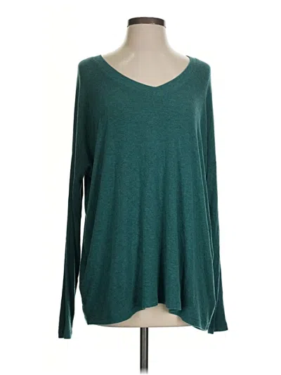 Pre-owned Cabi Long Sleeve T-shirt In Teal