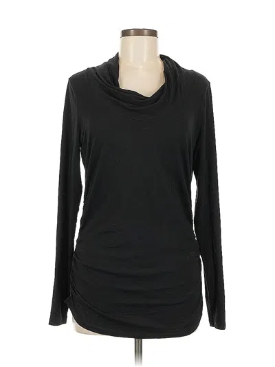 Pre-owned Cabi Long Sleeve Turtleneck In Black