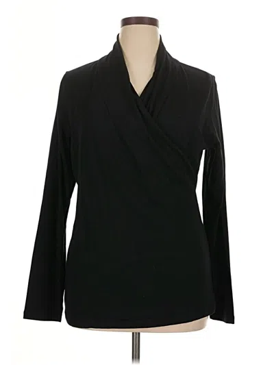 Pre-owned Cabi Long Sleeve Turtleneck In Black