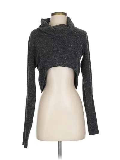 Pre-owned Cabi Long Sleeve Turtleneck In Gray