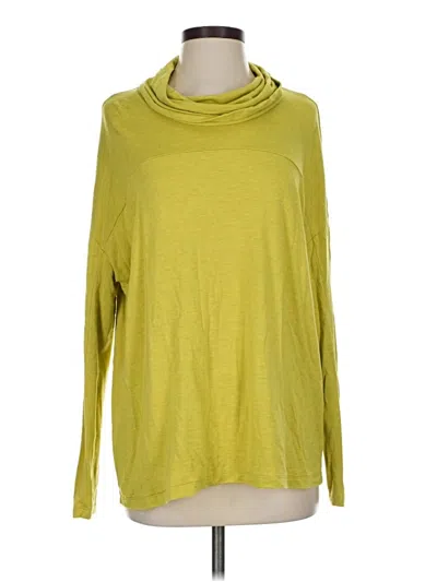 Pre-owned Cabi Long Sleeve Turtleneck In Green