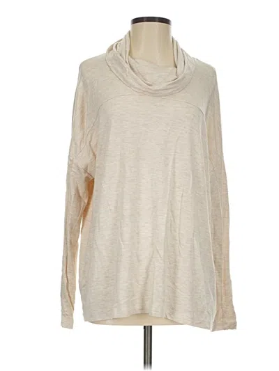 Pre-owned Cabi Long Sleeve Turtleneck In Ivory
