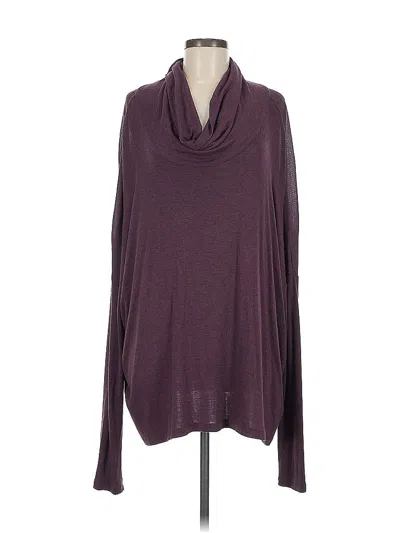 Pre-owned Cabi Long Sleeve Turtleneck In Purple