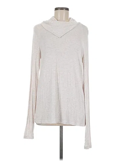 Pre-owned Cabi Long Sleeve Turtleneck In Silver