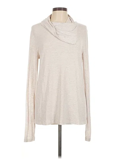 Pre-owned Cabi Long Sleeve Turtleneck In White