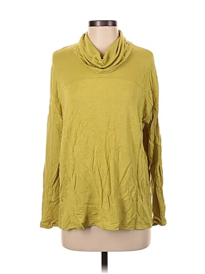 Pre-owned Cabi Long Sleeve Turtleneck In Yellow