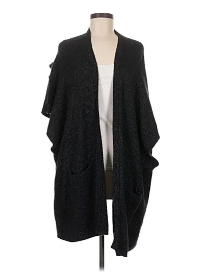 Pre-owned Cabi Poncho In Black