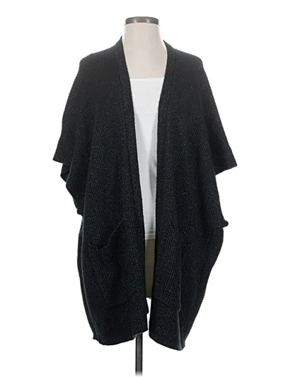 Pre-owned Cabi Poncho In Black