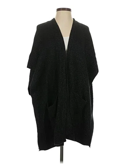 Pre-owned Cabi Poncho In Black