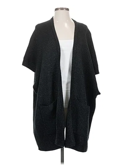 Pre-owned Cabi Poncho In Black