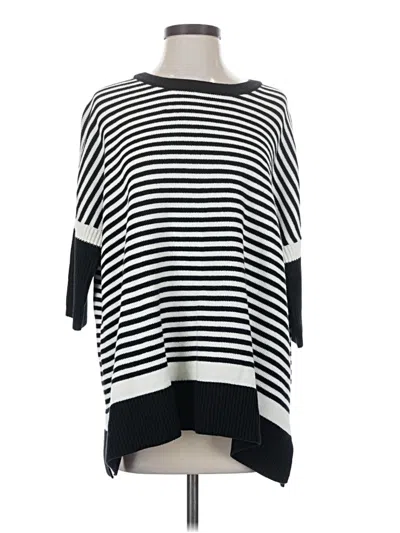 Pre-owned Cabi Poncho In Black