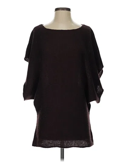 Pre-owned Cabi Poncho In Brown