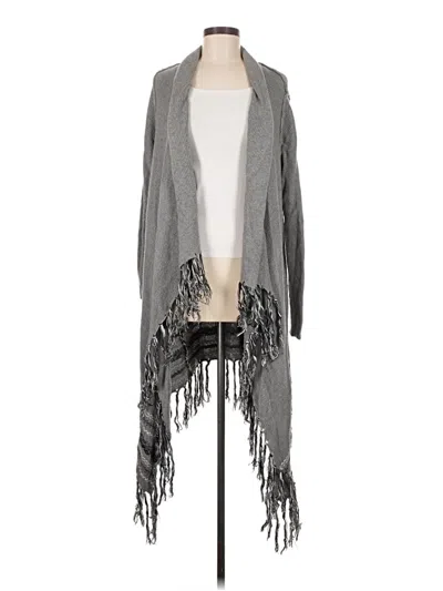Pre-owned Cabi Poncho In Gray