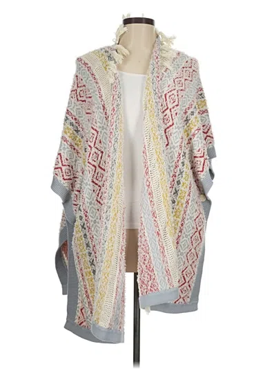 Pre-owned Cabi Poncho In Gray