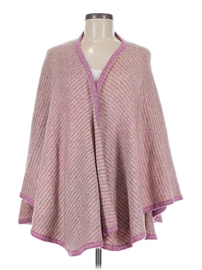 Pre-owned Cabi Poncho In Pink