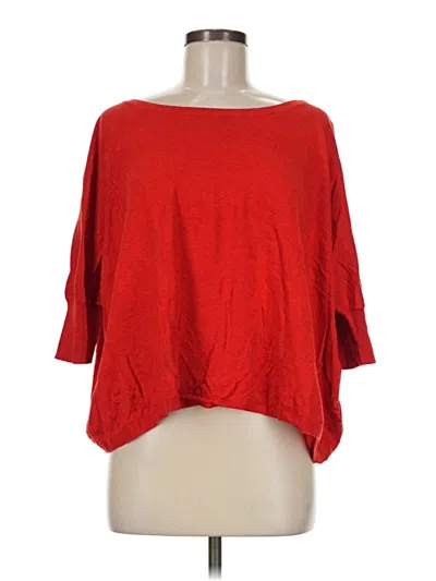 Pre-owned Cabi Poncho In Red