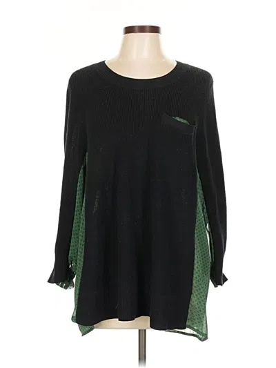 Pre-owned Cabi Pullover Sweater In Black