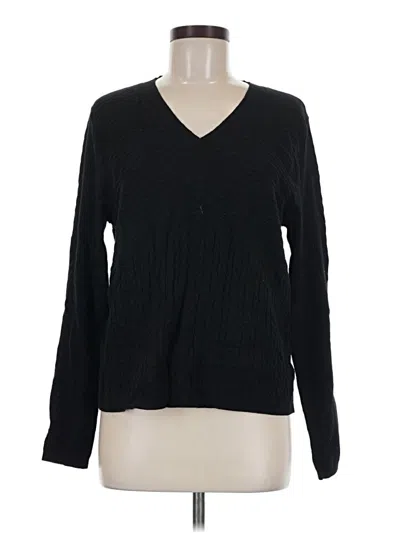 Pre-owned Cabi Pullover Sweater In Black