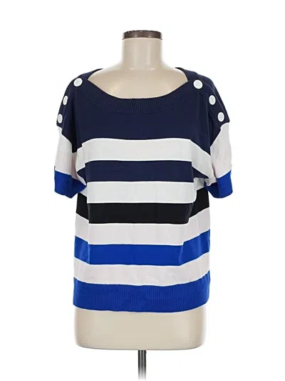 Pre-owned Cabi Pullover Sweater In Blue