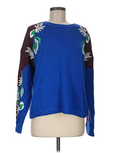 Pre-owned Cabi Pullover Sweater In Blue