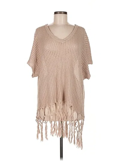 Pre-owned Cabi Pullover Sweater In Brown