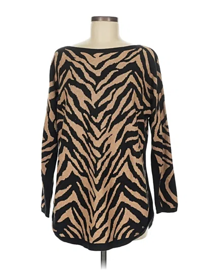 Pre-owned Cabi Pullover Sweater In Brown