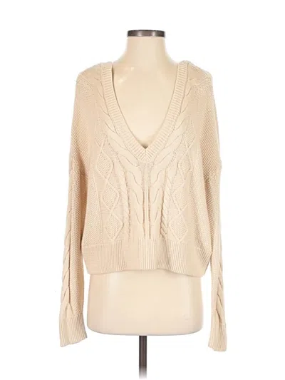 Pre-owned Cabi Pullover Sweater In Brown