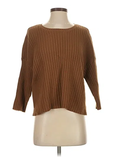 Pre-owned Cabi Pullover Sweater In Brown