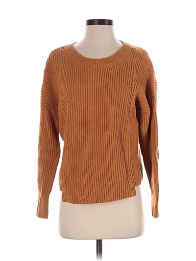 Pre-owned Cabi Pullover Sweater In Brown