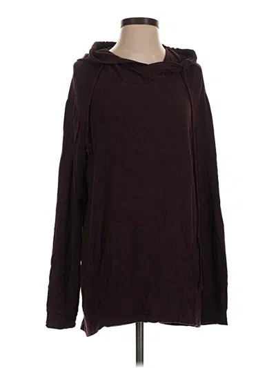 Pre-owned Cabi Pullover Sweater In Burgundy