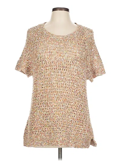 Pre-owned Cabi Pullover Sweater In Gold