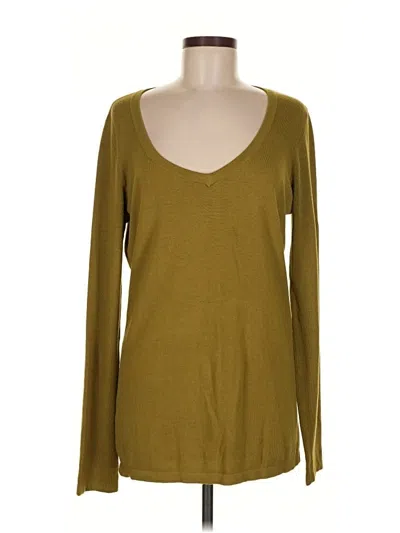 Pre-owned Cabi Pullover Sweater In Gold