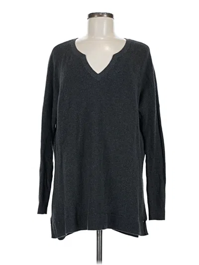 Pre-owned Cabi Pullover Sweater In Gray