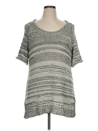 Pre-owned Cabi Pullover Sweater In Gray