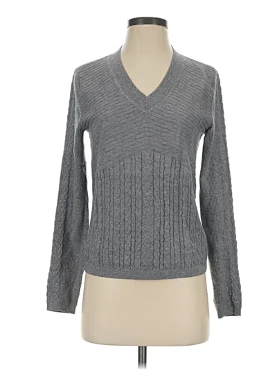 Pre-owned Cabi Pullover Sweater In Gray
