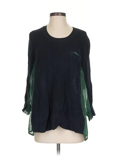 Pre-owned Cabi Pullover Sweater In Green