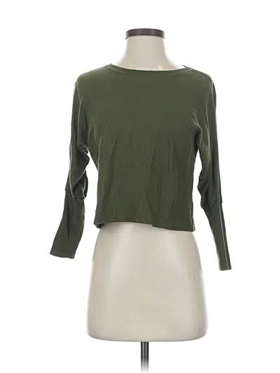 Pre-owned Cabi Pullover Sweater In Green