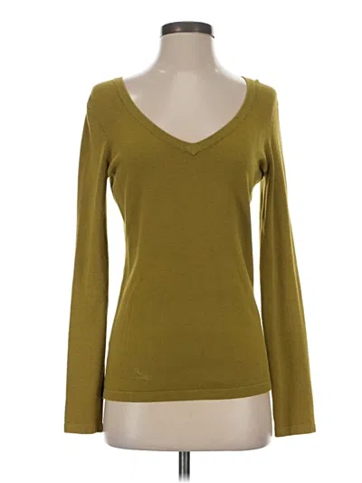 Pre-owned Cabi Pullover Sweater In Green
