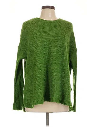 Pre-owned Cabi Pullover Sweater In Green