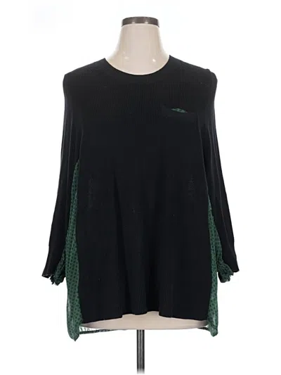 Pre-owned Cabi Pullover Sweater In Green