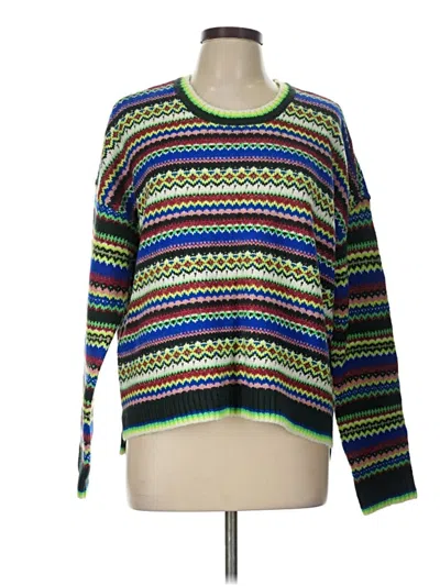 Pre-owned Cabi Pullover Sweater In Green