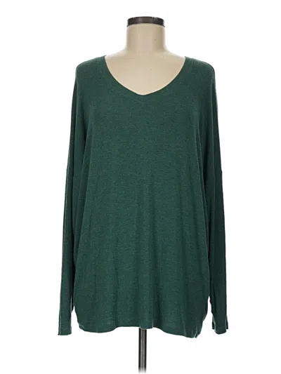 Pre-owned Cabi Pullover Sweater In Green