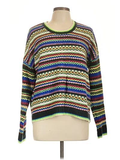 Pre-owned Cabi Pullover Sweater In Green