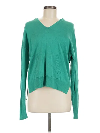 Pre-owned Cabi Pullover Sweater In Green