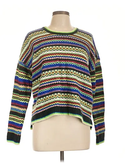 Pre-owned Cabi Pullover Sweater In Green