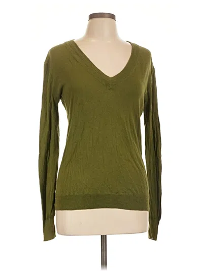Pre-owned Cabi Pullover Sweater In Green