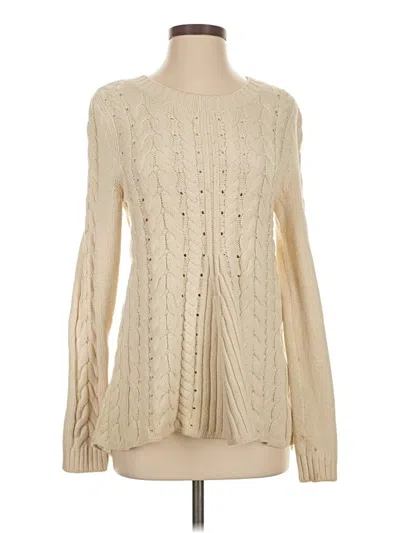 Pre-owned Cabi Pullover Sweater In Ivory
