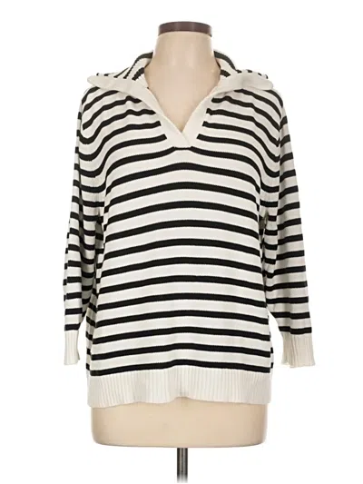 Pre-owned Cabi Pullover Sweater In Ivory