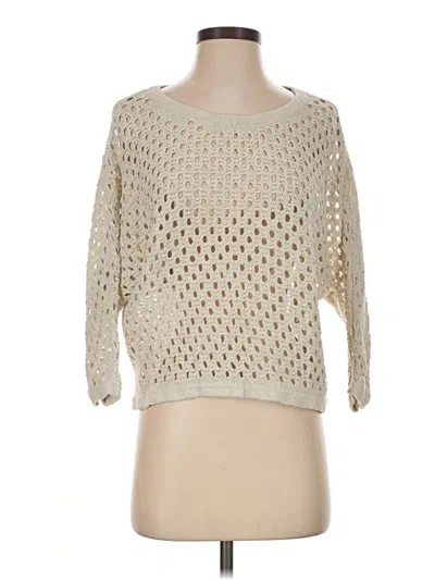 Pre-owned Cabi Pullover Sweater In Ivory